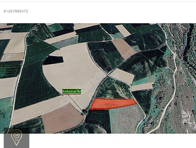 OnVest'ten BALIKESİR ÇANDIR'DA KÖYE YAKIN 3600m² SATILIK TARLA