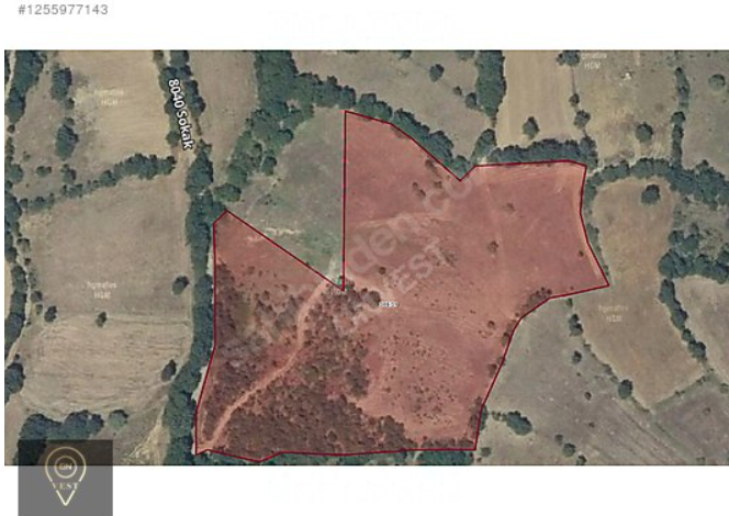 OnVest'ten BALIKESİR KEPSUT'TA KÖYE YAKIN 17532m² SATILIK TARLA